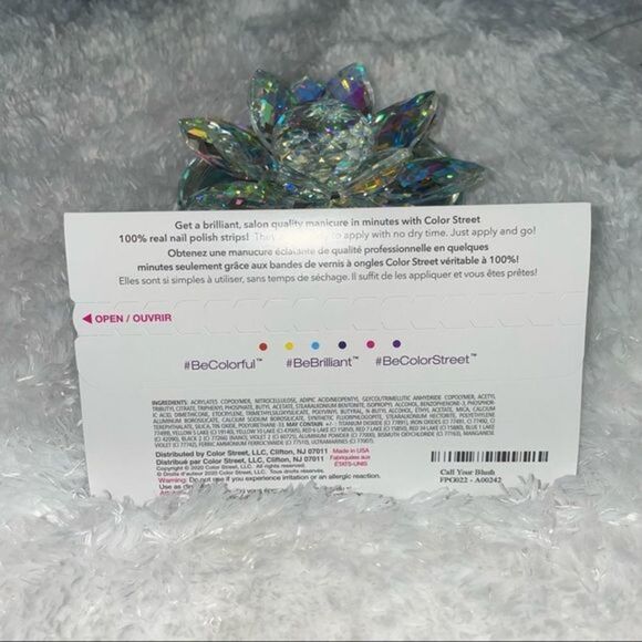 Color Street | Call Your Blush - soft rosy pink with gold glitter - Picture 7 of 9